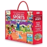 Puzzle Voyage, découvre, explore 200 pcs - Le monde des sports