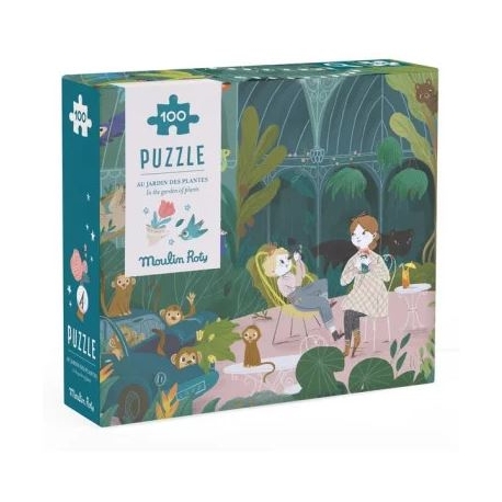 Puzzle 100 pièces - Au jardin des plantes