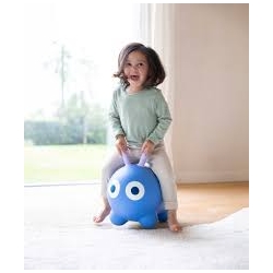 Skippi - Chenille sauteuse bleue