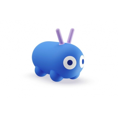 Skippi - Chenille sauteuse bleue