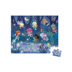Puzzle 36 pièces - Les fées et les nénuphars