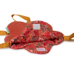 Poupée Adèle avec sac fleur