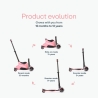 Smartrike - Trottinette Xtend 4en1 Rose