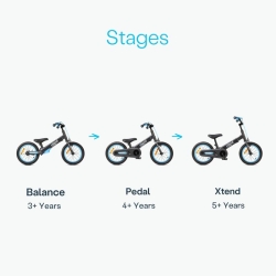 Smartrike - Vélo Xtend bleu 3-7ans 2 en 1