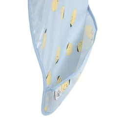 Pack de 2 bavoirs plastifiés avec poche - Happy fruits Citron