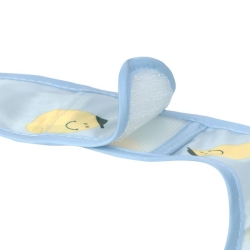 Pack de 2 bavoirs plastifiés avec poche - Happy fruits Citron