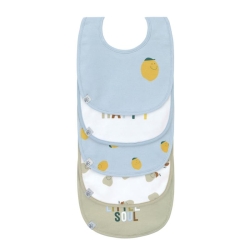 Pack de 5 bavoirs - Happy Fruits Citron