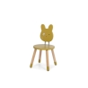 Trois petits lapins - Chaise ocre