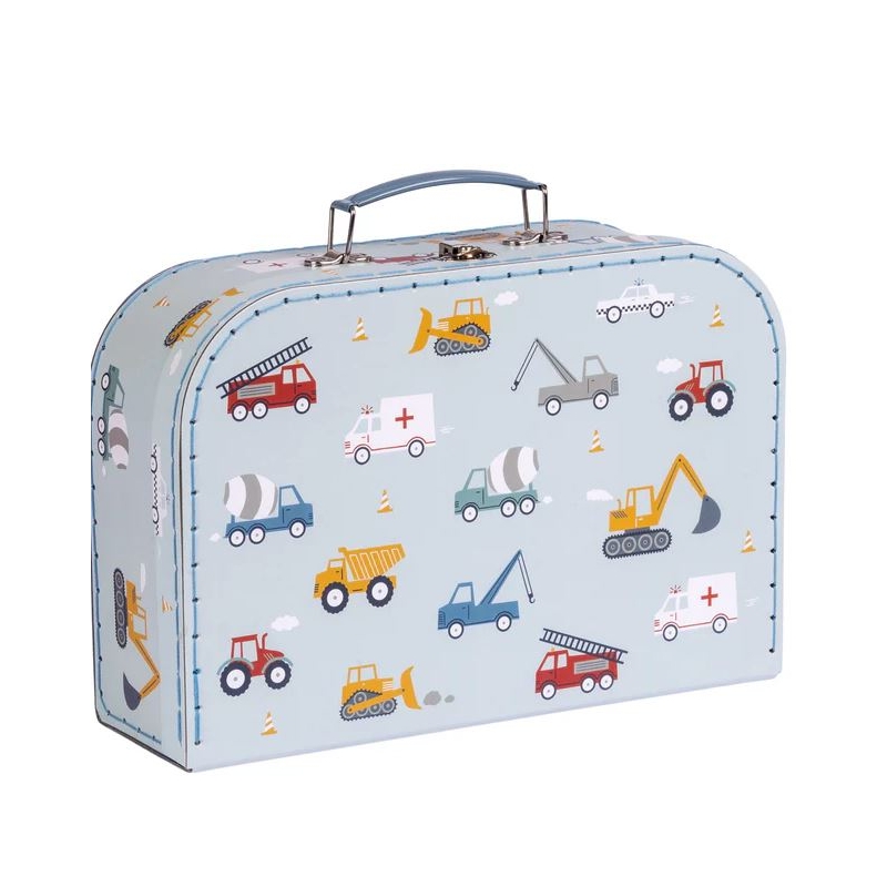 Grande valise en carton - Véhicules