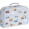 Grande valise en carton - Véhicules
