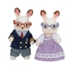 Grands-parents lapin chocolat